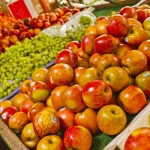 Crisp Apples And Ripe Grapes